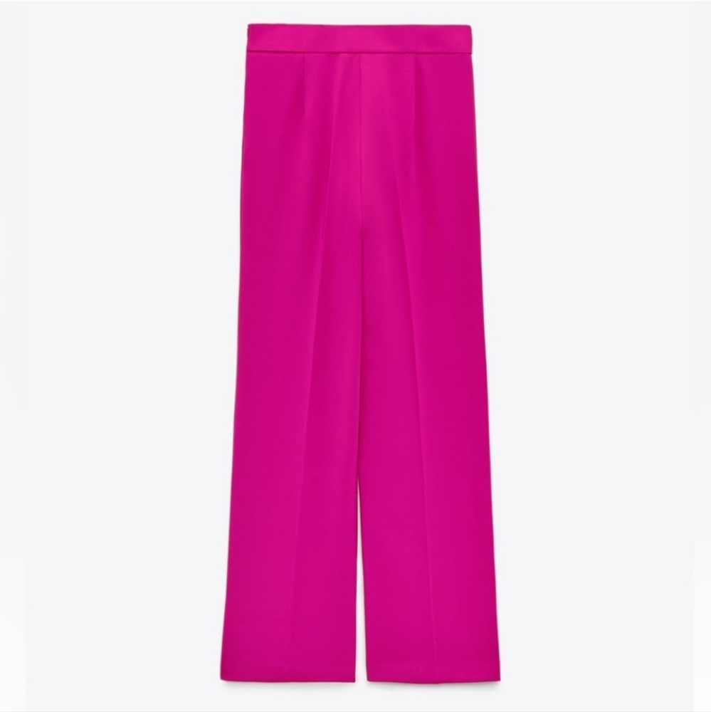 Zara 2 pieces matching set limitededition cape blazer & fluid high waist pants - Picture 10 of 12